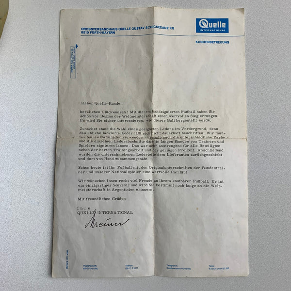 Autogramm Fußball WM Argentinien 1978