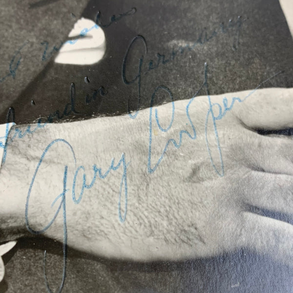 Autogramm Foto Garry Cooper