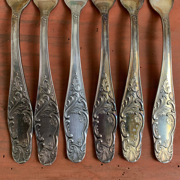 Versilbertes Jugendstil Besteck