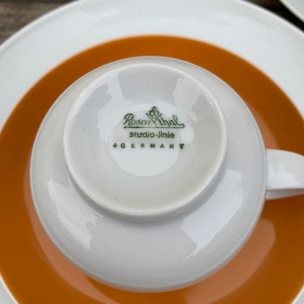 Rosenthal Studio Line Serie Plus Modell Punktal Gelber Punkt Wolf Karnagel