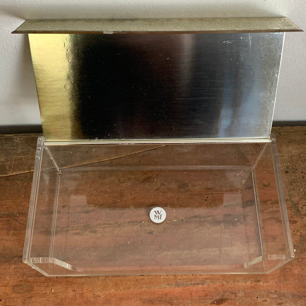 Vintage Plexiglas Serviertendose von WMF