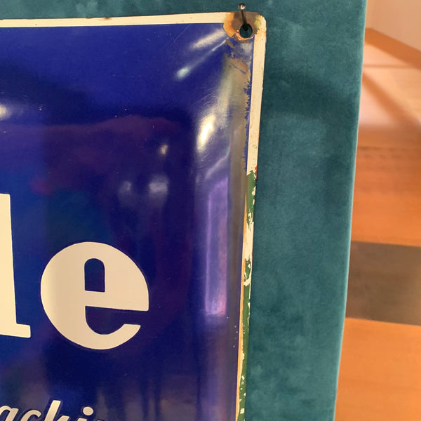 Emaille Schild der Firma Miele 