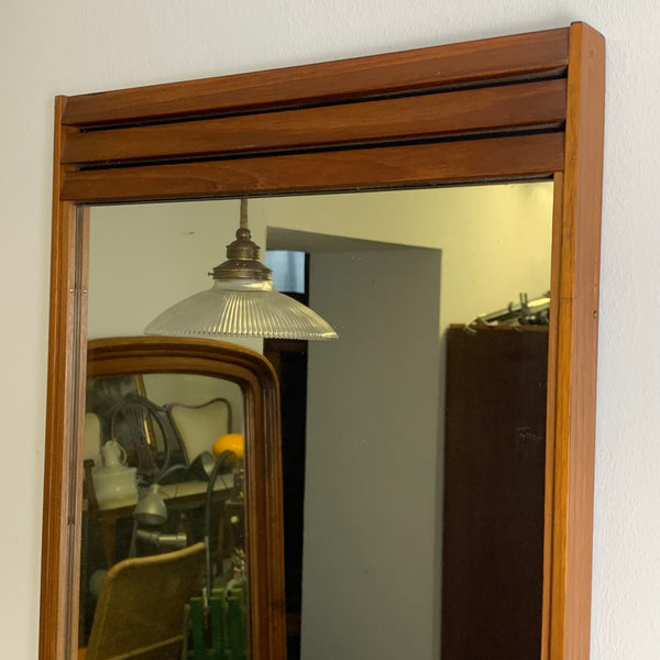 Vintage Teakholz Spiegel dänisches Design