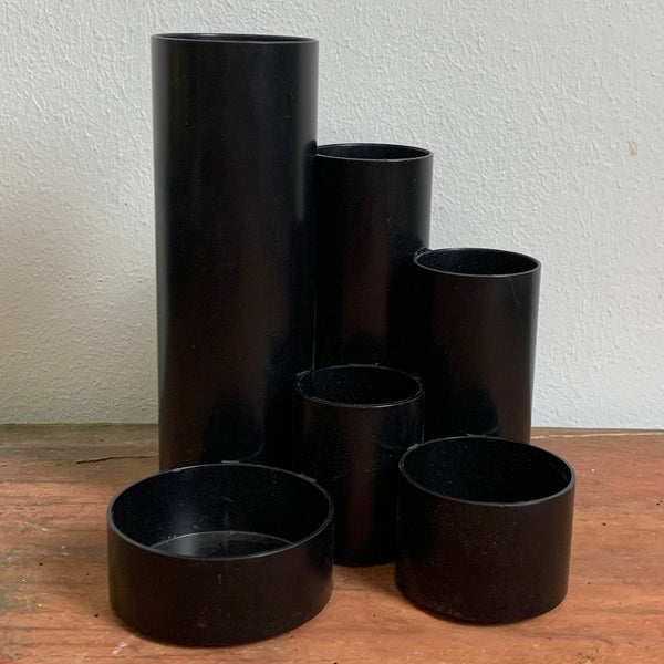 Vintage Stifthalter Utensilo schwarz