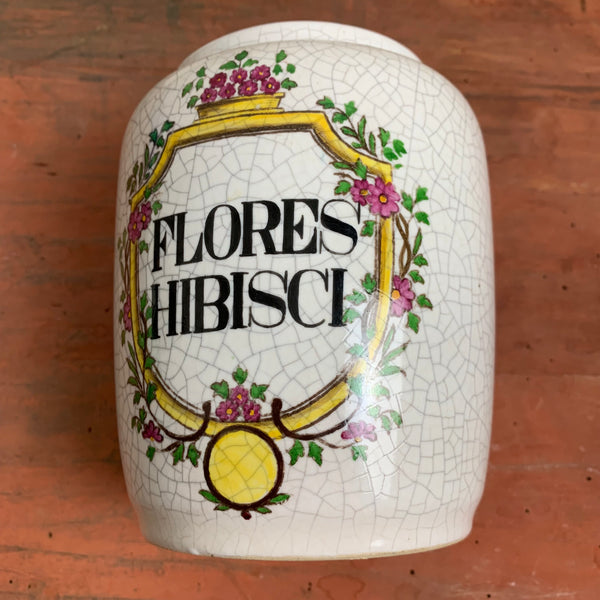 3 vintage Apotheken Gefäße von Herr Fajance Anna Hütte