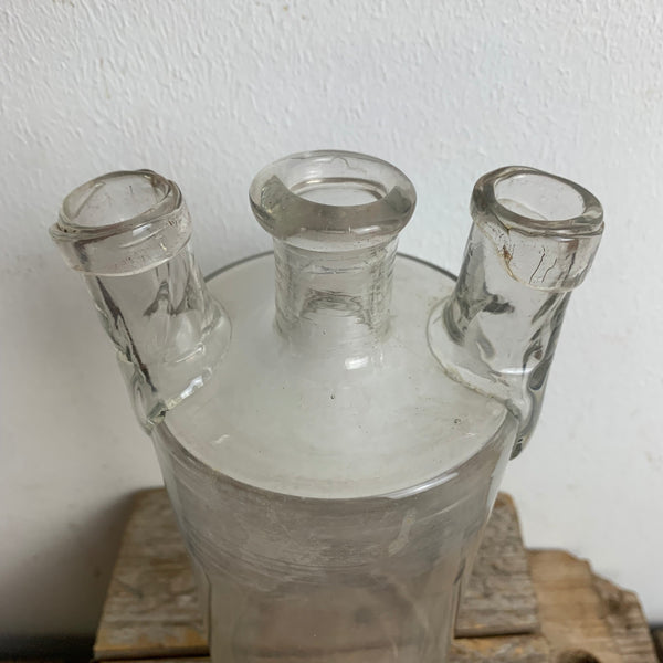 Antike Laborflasche Frasco Wolf