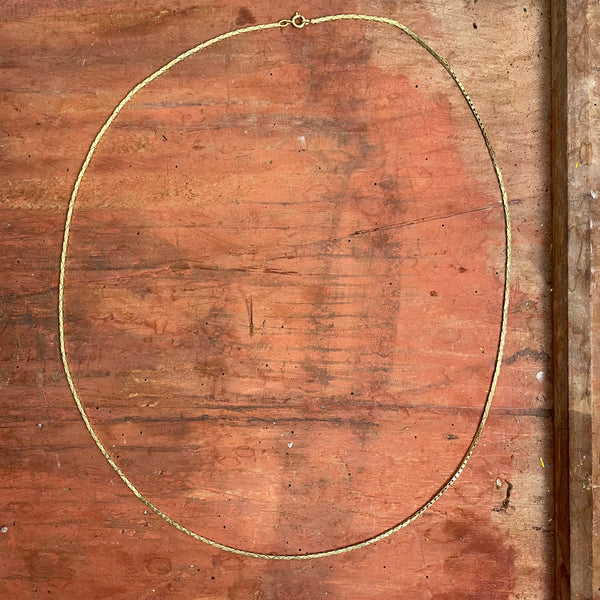 Lange Goldkette aus 585er