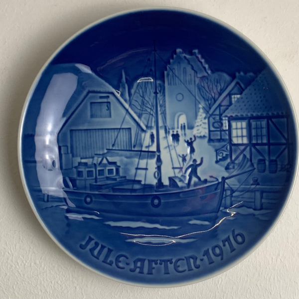 Weihnachtsteller Jule Aften 1976 von Bing und Gröndahl