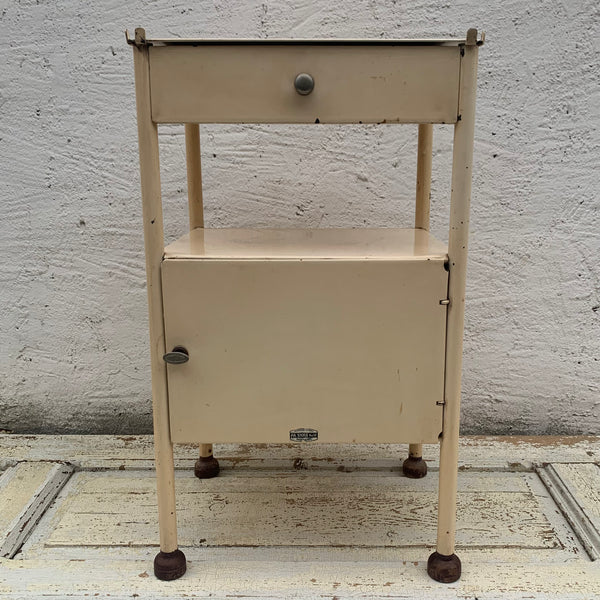 Vintage Metallschrank Arztschrank