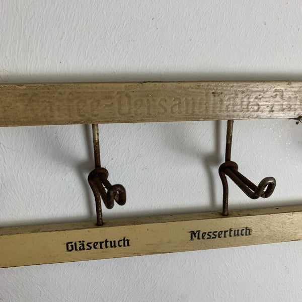 Vintage Garderobe Hamburger Kaffee Versandhaus August Thams