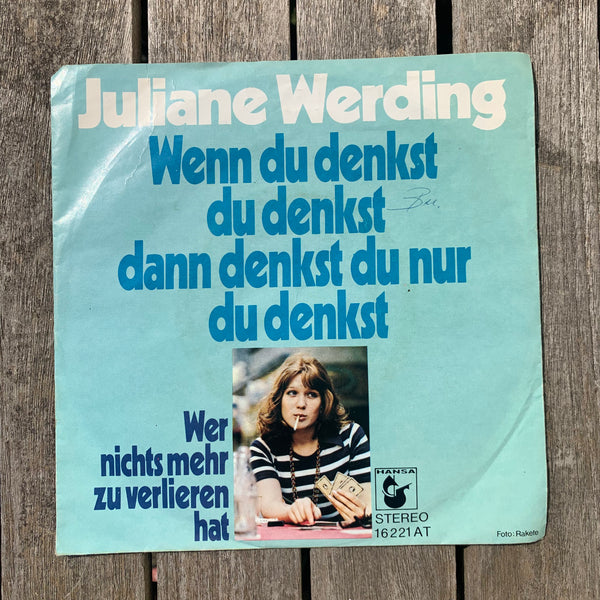 Single Juliane Werding Wenn du denkst du denkst dann denkst du nur du denkst