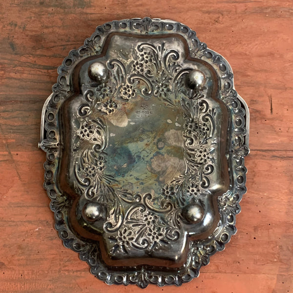 Antike Silber Jugendstil Schale von R&B