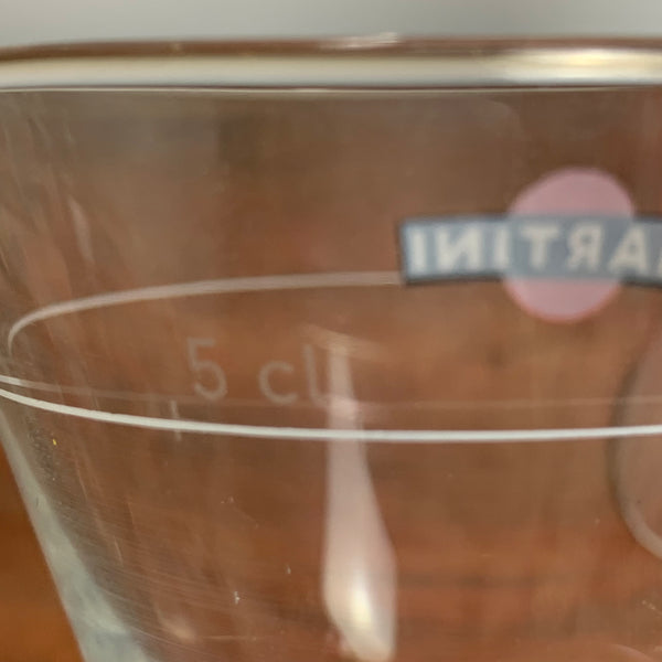 2 vintage Martini Gläser
