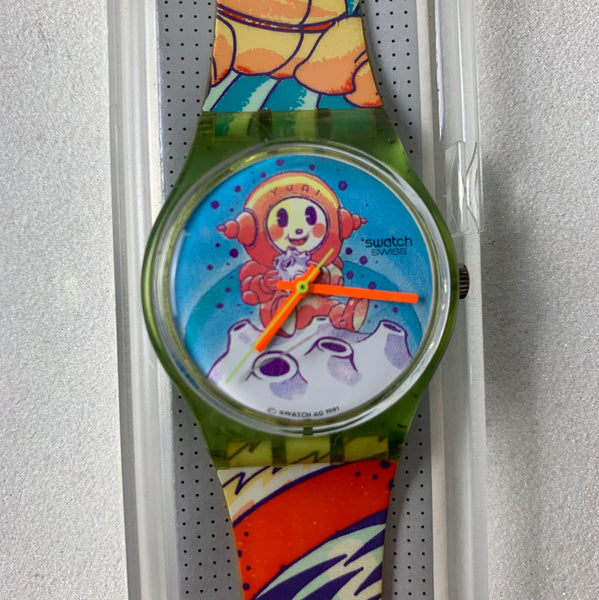 Swatch Uhr 1991 Yuri GG118  OVP