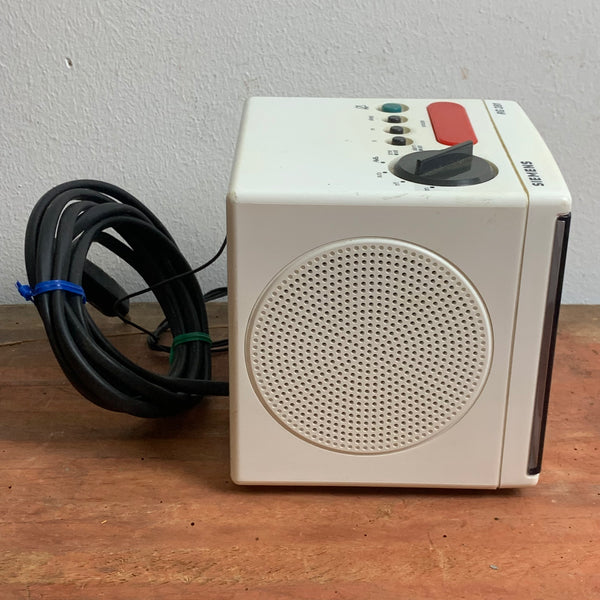 Vintage Radio Wecker Würfel von Siemens