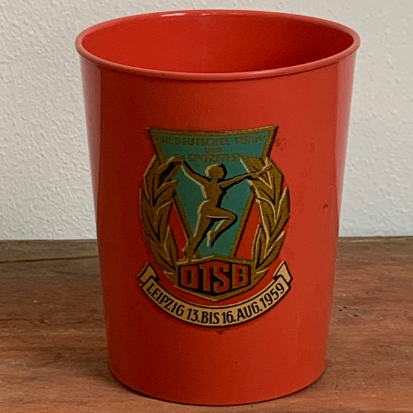 Trinkbecher Deutsches Turn und Sportfest 1959 Leipzig