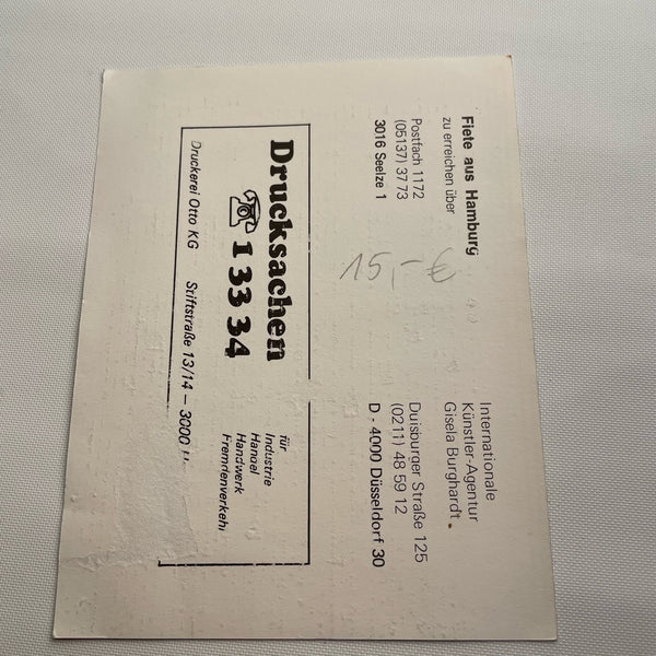 Autogramm Fiete aus Hamburg