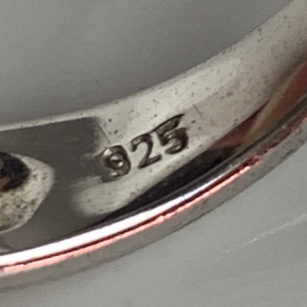 Sterling Silber Ring mit Rauchquarz, Citrin und Diamanten