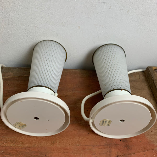 2 vintage Nachttisch Lampen