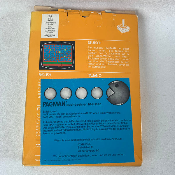 Pac Man Game Atari 2600