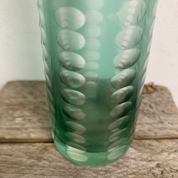 Vintage Kristallglas Stangenvase