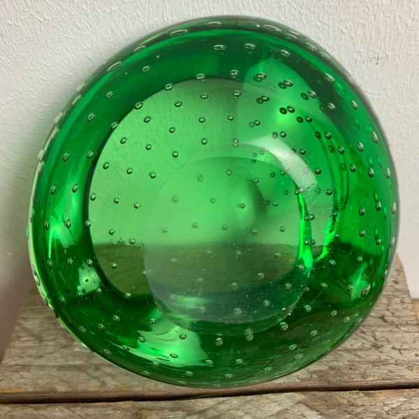 Bubble Murano Aschenbecher grün