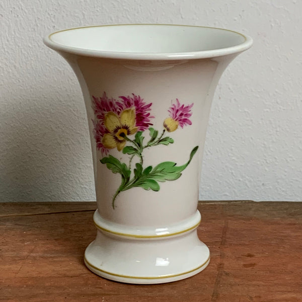 Meissen Kelch Vase Blumenmotiv