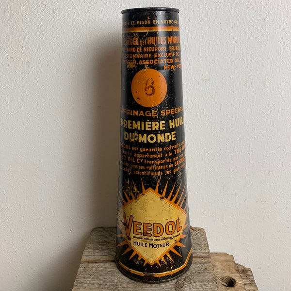 Vintage Öldose Veedol