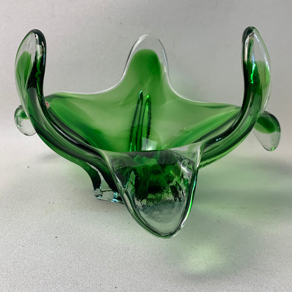 Grüne Murano Schale