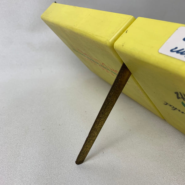 Original alte Ringelspitz Schuhsenkel Verkaufsbox mit Inhalt
