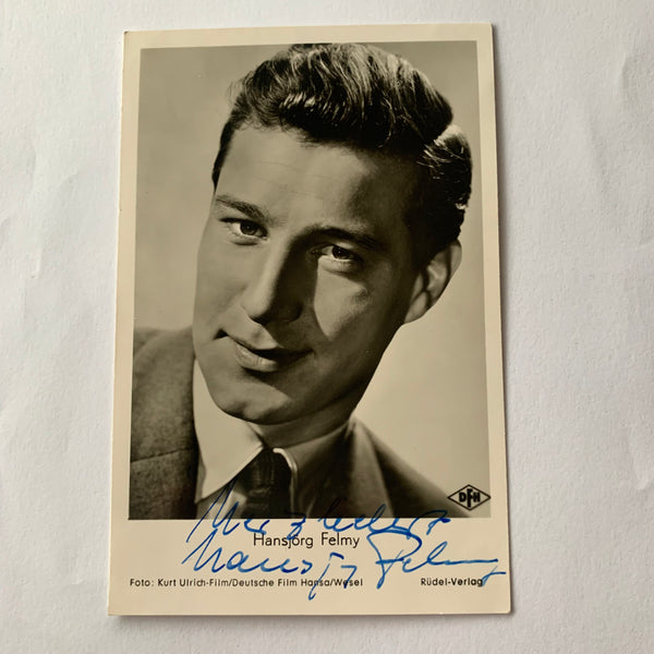 Autogramm Hansjörg Felmy