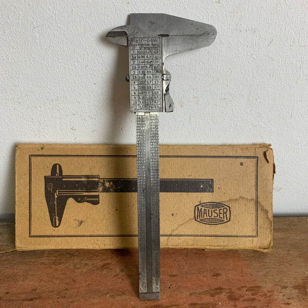 Alter Messschieber von Mauser