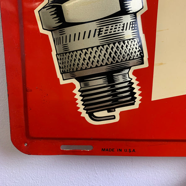 Vintage Blechschild Champion Zündkerzen