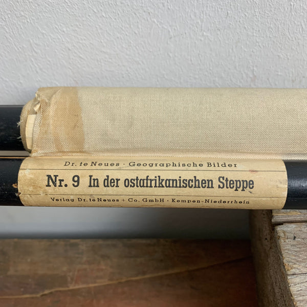 Alte Schulkarte Geografie