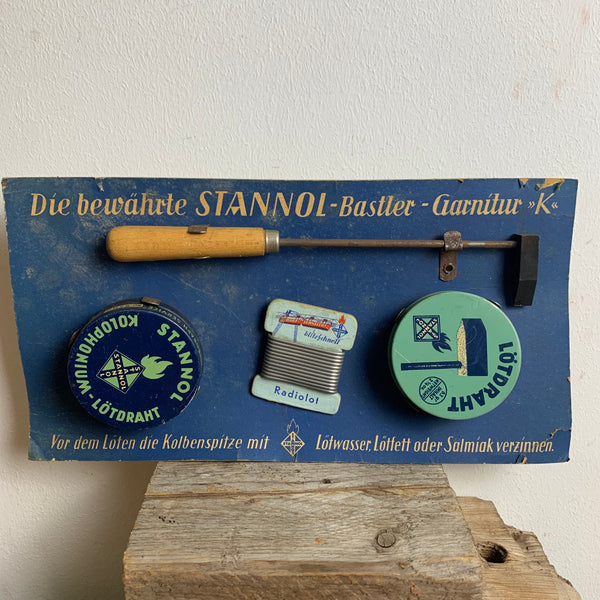 Vintage Bastelgarnitur von Stannol