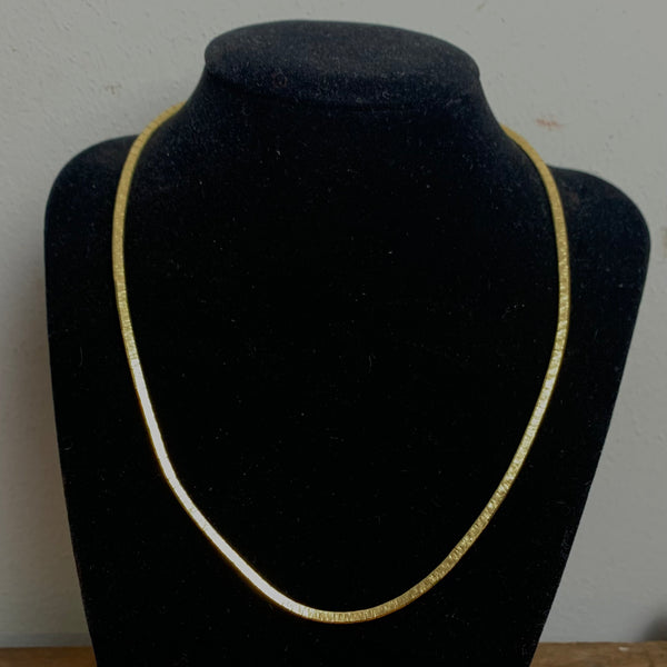 Vintage Collier Kette 750er Gold