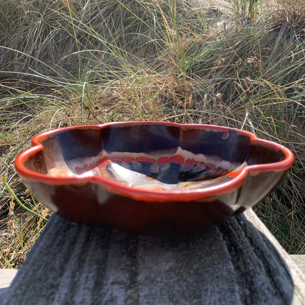 Keramik Schale in Blumenflors