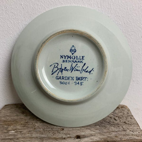 Vintage Kunst Teller von Björn Wiinblad für Nymolle