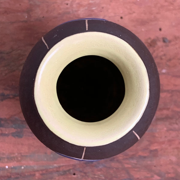 Kleine 50er Jahre Keramik Vase von Jasba