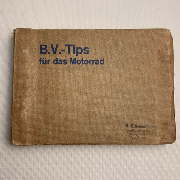 B.V.-Tips für das Motorrad 75 Blätter