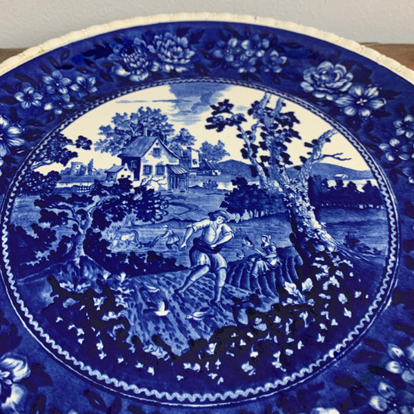 Kuchenplatte Tortenteller Rusticana blau von Villeroy und Boch