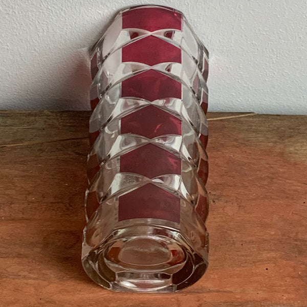 Kristall Glas Vase Luminarc Frankreich Windsor J G Durand