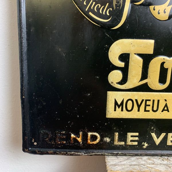 Vintage Blechschild Torpedo Freilaufnaben DRP
