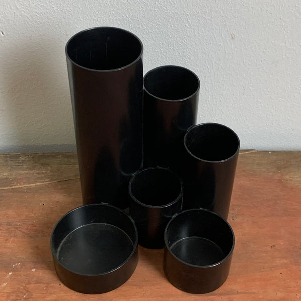 Vintage Stifthalter Utensilo schwarz