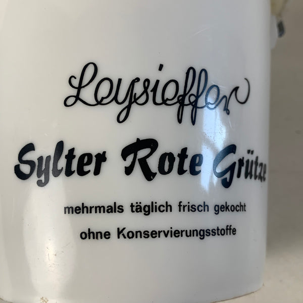 Vintage Eimer Sylter Rote Grütze von Leysieffer