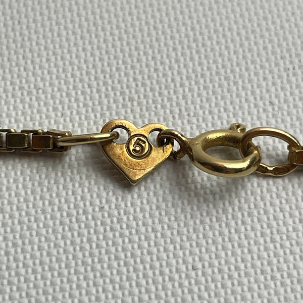 Vintage Venezianerkette 585er Gold 90cm