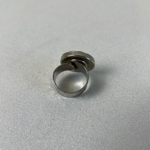 Vintage Ring orange lila