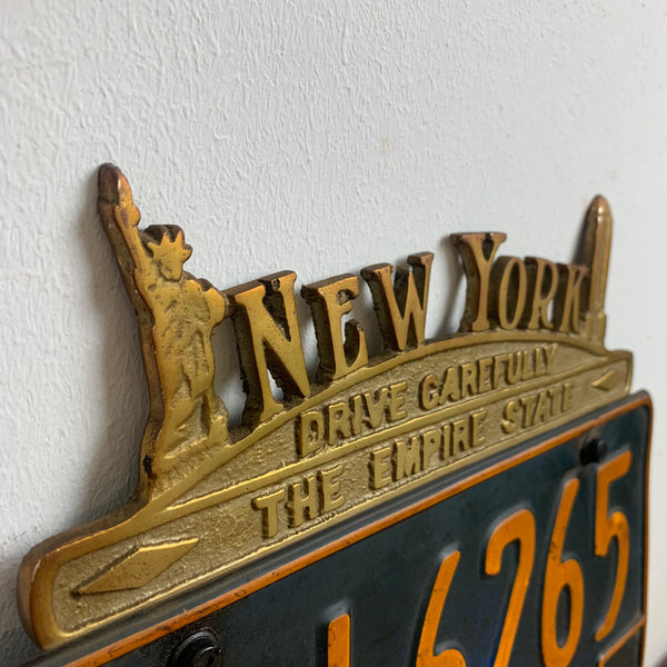 Mid Century Nummernschild New York