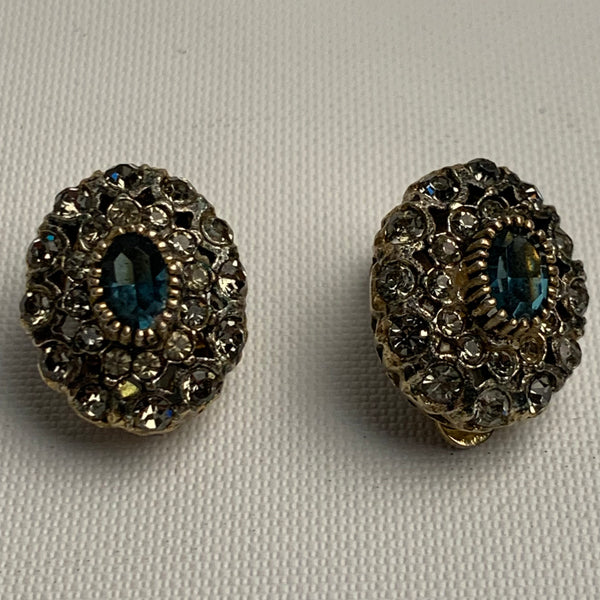 800er Silber Vintage Ohrclips