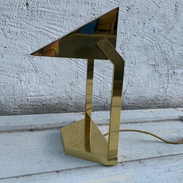Hollywood Regency Tischlampe aus Messing